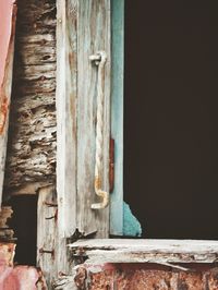 Exterior of old abandoned building