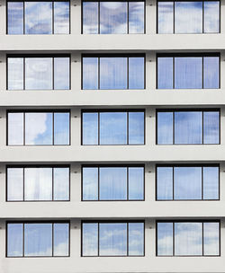 Full frame shot of modern building