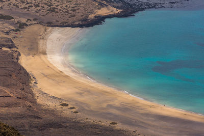 Aerial view of beach