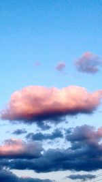 Low angle view of cloudscape