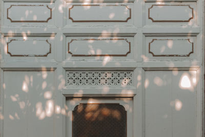 Full frame shot of illuminated lights