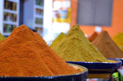 Close-up of food for sale in market