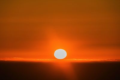 Scenic view of sky during sunset