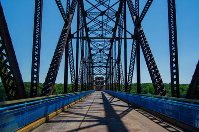 Bridge against blue sky