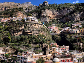 View of buildings in town