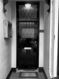 Empty corridor of building