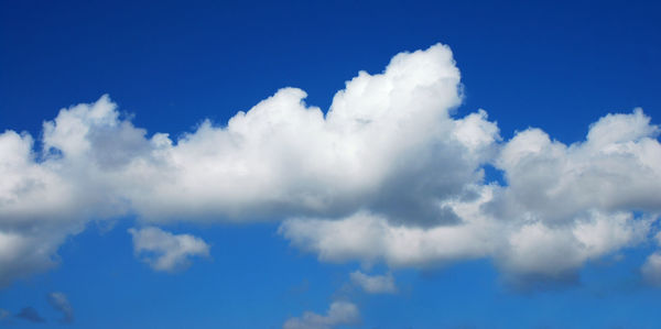 Low angle view of clouds in sky