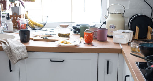 Interior of kitchen