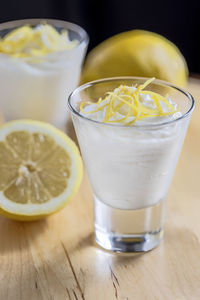 Close-up of drink on table