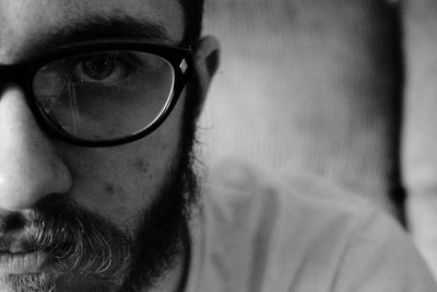 Close-up portrait of woman