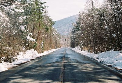 Road through the snow