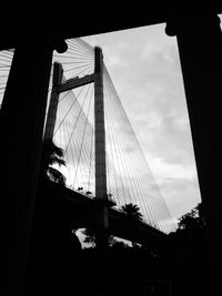 Low angle view of built structure against sky