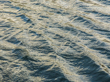 Detail shot of rippled water