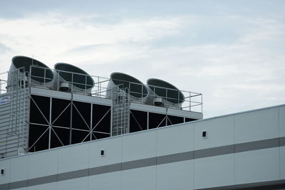 Low angle view of building against sky