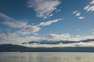 Beautiful scenic of lake te anau southland new zealand