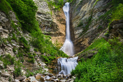 View of waterfall