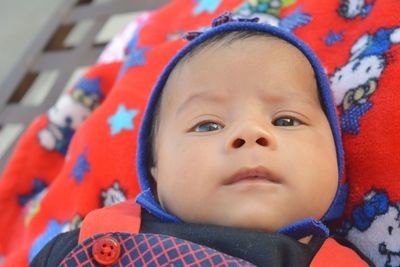 Portrait of cute baby girl