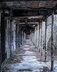 Full frame shot of water in row
