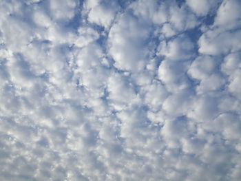 Low angle view of clouds in sky