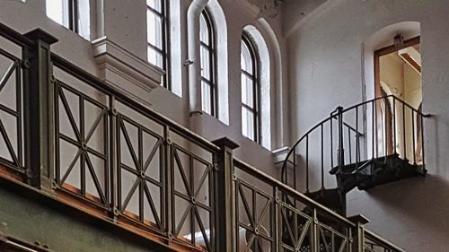Interior of abandoned building