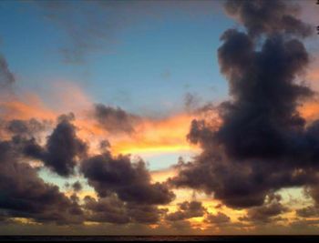 Scenic view of dramatic sky