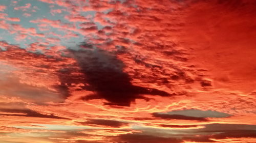 Full frame shot of sky during sunset