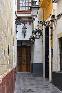 Street amidst buildings