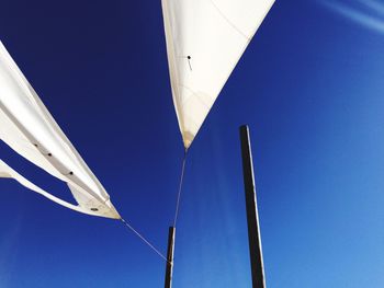 Low angle view of blue sky