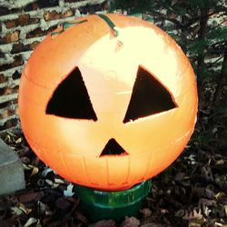 Close-up of halloween pumpkin