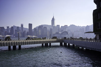 View of buildings at waterfront