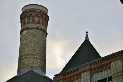 Low angle view of a building against sky