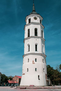 Low angle view of building against sky