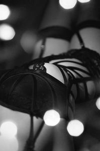 Close-up of shoes on table