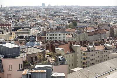 Aerial view of city