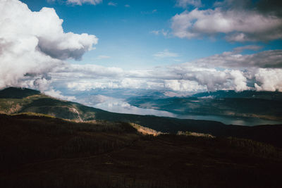 Scenic view of landscape against sky