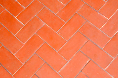 Full frame shot of tiled floor