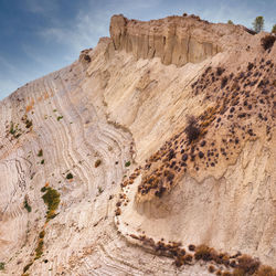 View of rock formations