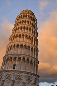 Low angle view of historical building against sky