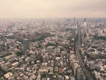 Aerial view of cityscape