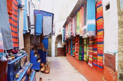 Panoramic shot of multi colored buildings