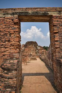 View of historical building against sky