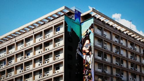 Low angle view of building against sky