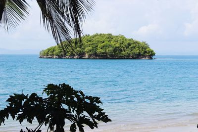 View of calm sea against the sky