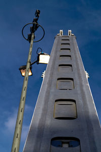 Low angle view of street light
