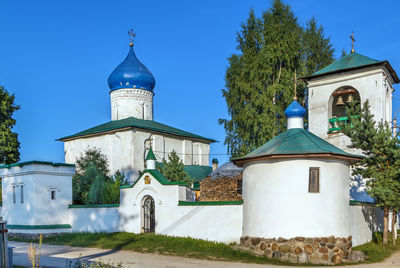 Church of constantine and helen was build in 16th century in pskov, russia