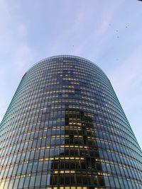 Low angle view of skyscraper