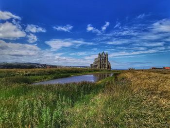 Whitby abbey landscape portrait