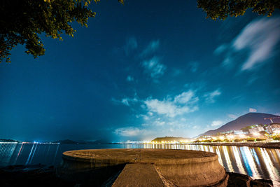 Low angle view of bridge against sky