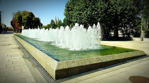 View of swimming pool in park