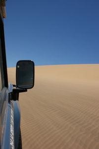 View of clear blue sky